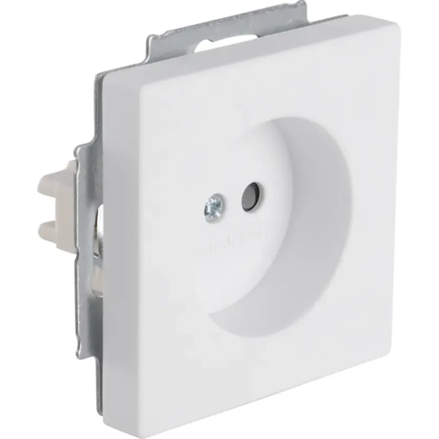 Inbouw Schakelmateriaal|Stopcontacten & Overige Contactdozen > Busch-Jaeger Future Linear Enkel Stopcontact Wit