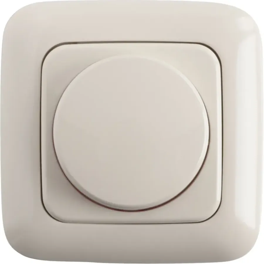 Dimmers|Inbouw Schakelmateriaal > Busch-Jaeger Reflex SI Centraalplaat Dimmer Crème
