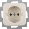 Inbouw Schakelmateriaal|Stopcontacten & Overige Contactdozen > Busch-Jaeger Reflex SI Enkel Geaard Stopcontact Crème