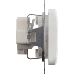 Inbouw Schakelmateriaal|Stopcontacten & Overige Contactdozen > Busch-Jaeger Reflex SI Enkel Geaard Stopcontact Wit