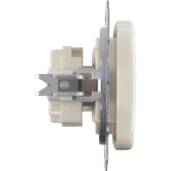 Inbouw Schakelmateriaal|Stopcontacten & Overige Contactdozen > Busch-Jaeger Reflex SI Enkel Stopcontact Crème