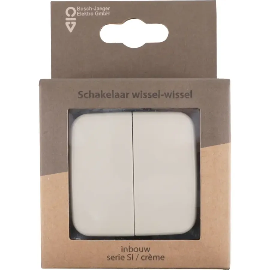 Schakelaars > Busch-Jaeger Reflex SI wissel-wisselschakelaar crème