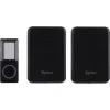 Intercoms & Deurbellen|Elektronische Beveiliging > Byron DBY-22354 Draadloze deurbel Complete set 150m Zwart