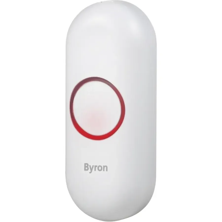 Intercoms & Deurbellen|Elektronische Beveiliging > Byron DBY-23524 Draadloze deurbel Complete set 200m