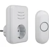 Intercoms & Deurbellen|Elektronische Beveiliging > Byron DBY-22313 Draadloze deurbelset plugin met stopcontact 150m