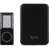 Intercoms & Deurbellen|Elektronische Beveiliging > Byron DBY-22352 Draadloze deurbelset plugin 150m Zwart