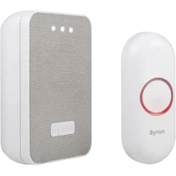 Intercoms & Deurbellen|Elektronische Beveiliging > Byron DBY-22321 Draadloze deurbelset batterij 150m