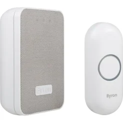 Intercoms & Deurbellen|Elektronische Beveiliging > Byron DBY-22321 Draadloze deurbelset batterij 150m