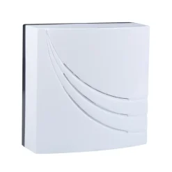 Intercoms & Deurbellen|Elektronische Beveiliging > Byron 761 deurbelset bedraad wit