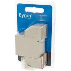 Intercoms & Deurbellen|Elektronische Beveiliging > Byron Transformator 7770 8 Volt 1Amp