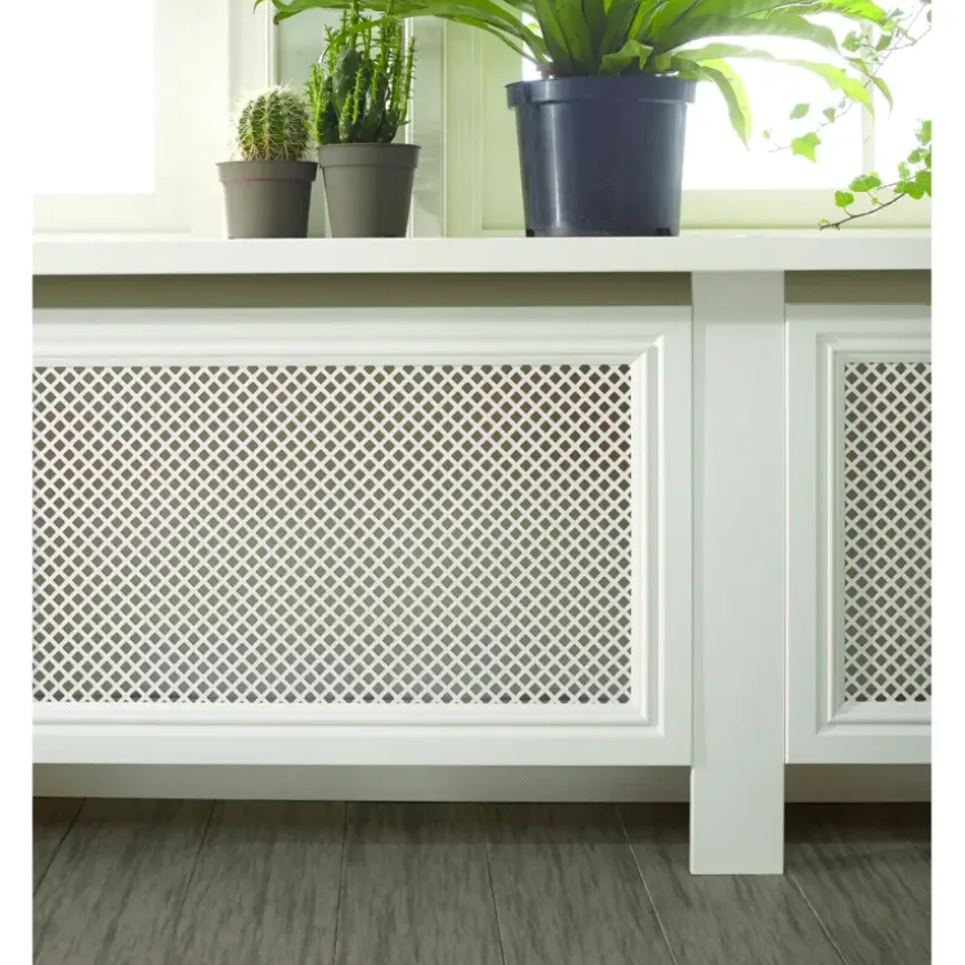 CanDo Radiatorpaneel Traditional Wit MDF 80x60 cm