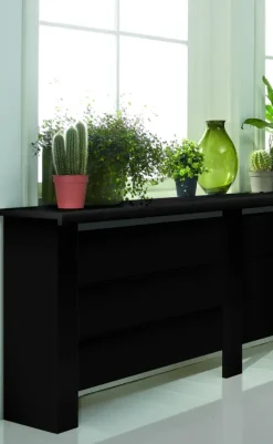 CanDo Radiator Staander Mix&Match 110x10 cm Zwart
