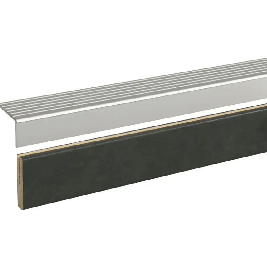 CanDo Traprenovatie Afwerklijst Beton Antraciet 5x130 cm