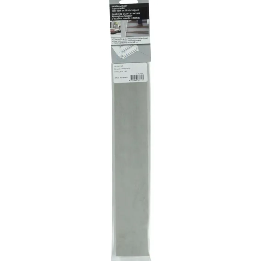 CanDo Traprenovatie Kantlaminaat Beton Licht Grijs 40x6 cm - 2 Stuks