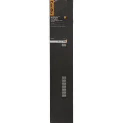 CanDo Vensterbank Radiatorbekleding Zwart MDF 160x30 cm