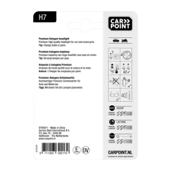 Autolampen > Carpoint autolamp H7 Premium 12V 55W