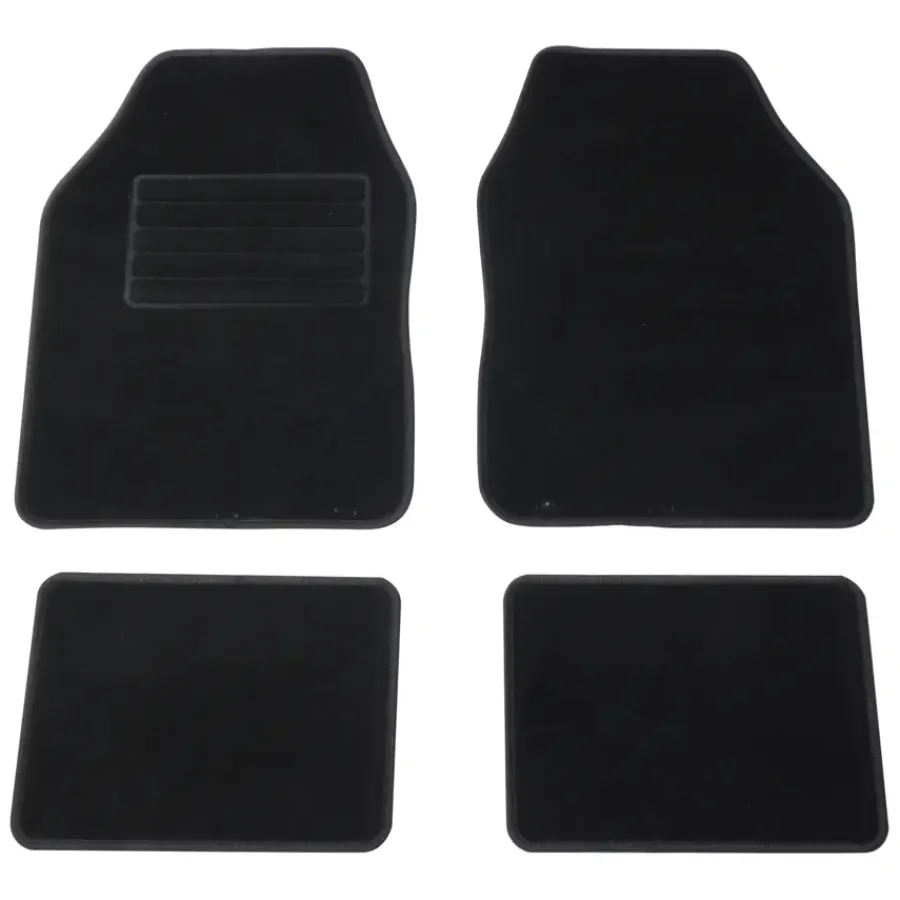 Interieuraccessoires > Carpoint Automattenset Universeel Malibu Zwart