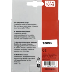 Autogereedschappen > Carpoint Bandenspanningsmeter Professioneel