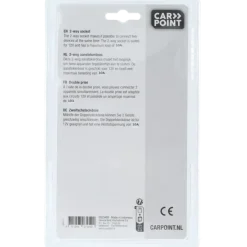 Interieuraccessoires > Carpoint dubbele verlengkabel tbv 12 volt lengte 2x2M
