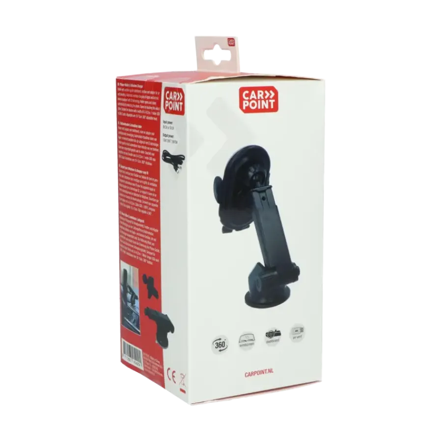 Computeraccessoires > Carpoint 3in1 telefoonhouder auto & Draadloze Qi Lader