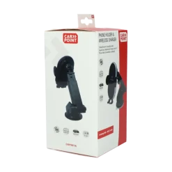 Computeraccessoires > Carpoint 3in1 telefoonhouder auto & Draadloze Qi Lader