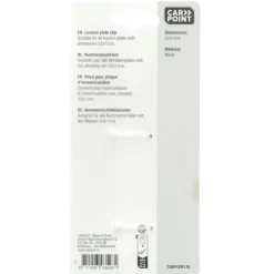 Aanhanger Accessoires > Carpoint Kentekenplaatklemmen