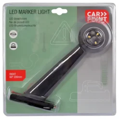 Aanhanger Accessoires > Carpoint led breedtelicht rechts 60° rood/wit 200 mm