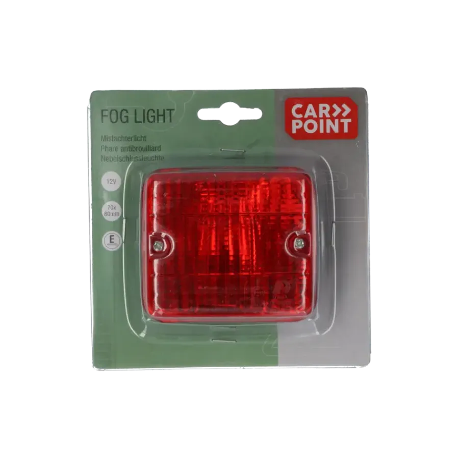 Autolampen > Carpoint Mistachterlicht 70x80mm 12V e4-47333
