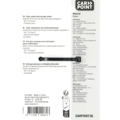 Aanhanger Accessoires > Carpoint 7-Polige Kunststof Stekkerdoos met Mistlampschakeling