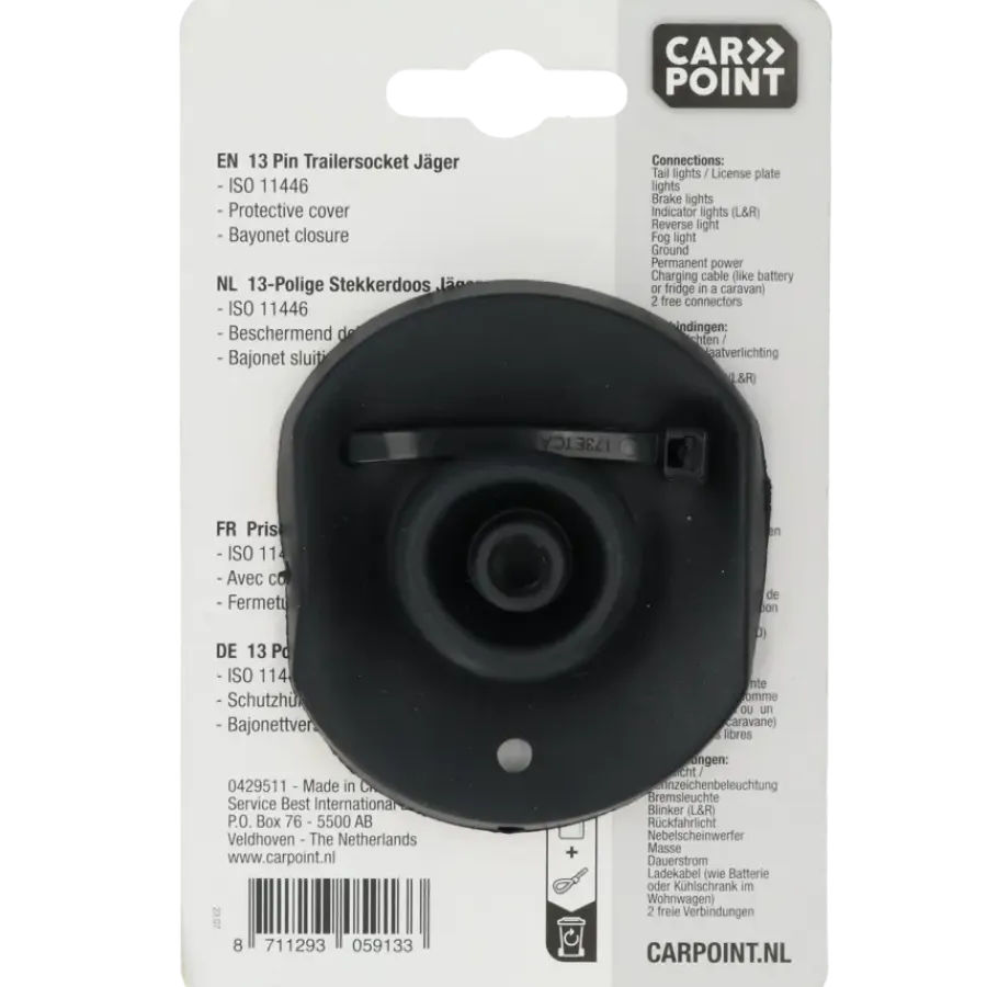 Aanhanger Accessoires > Carpoint 13-Polige Stekkerdoos Jäger
