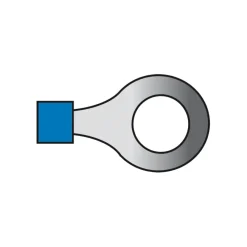 Autogereedschappen > Carpoint Ring Kabelschoen 560 M6 blauw blister 10 Stuks