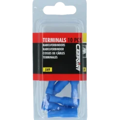Autogereedschappen > Carpoint Rondstekkerbus 549 Ø 5.0mm blauw blister 10 Stuks