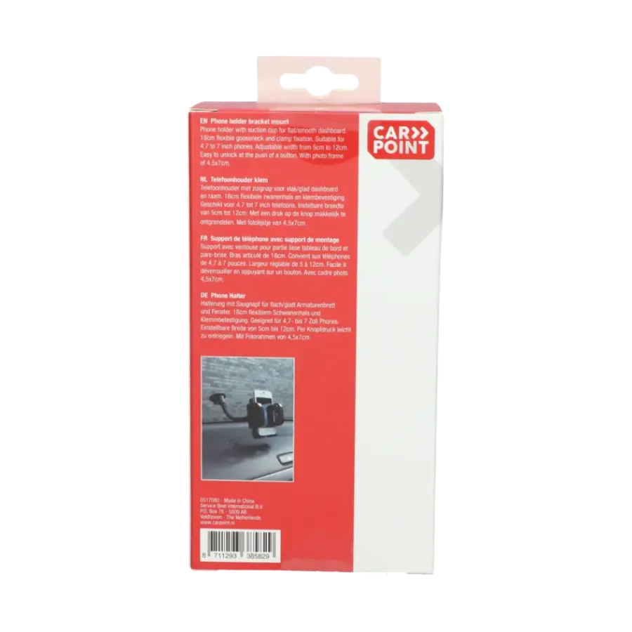 Interieuraccessoires > Carpoint Smartphone Houder Klembevestiging