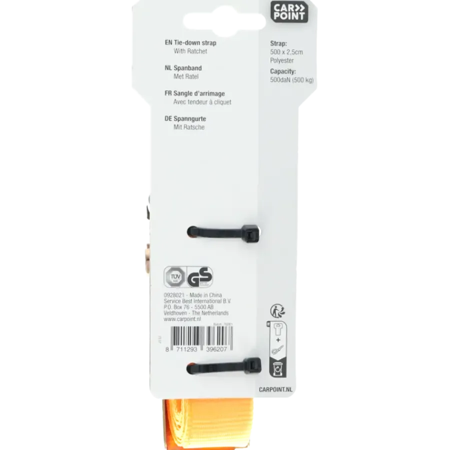 Aanhanger Accessoires > Carpoint Spanband met Ratel 5 Meter