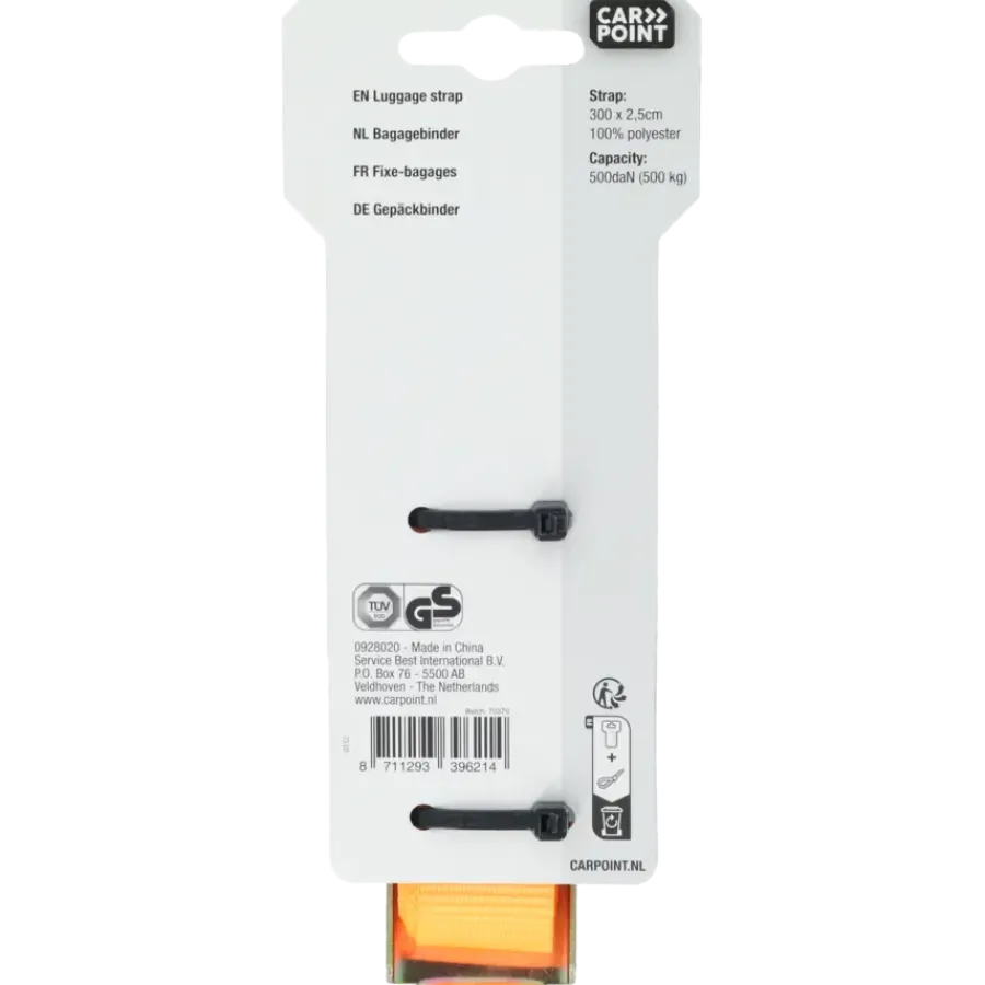 Aanhanger Accessoires > Carpoint Spanband met Ratel 3 Meter