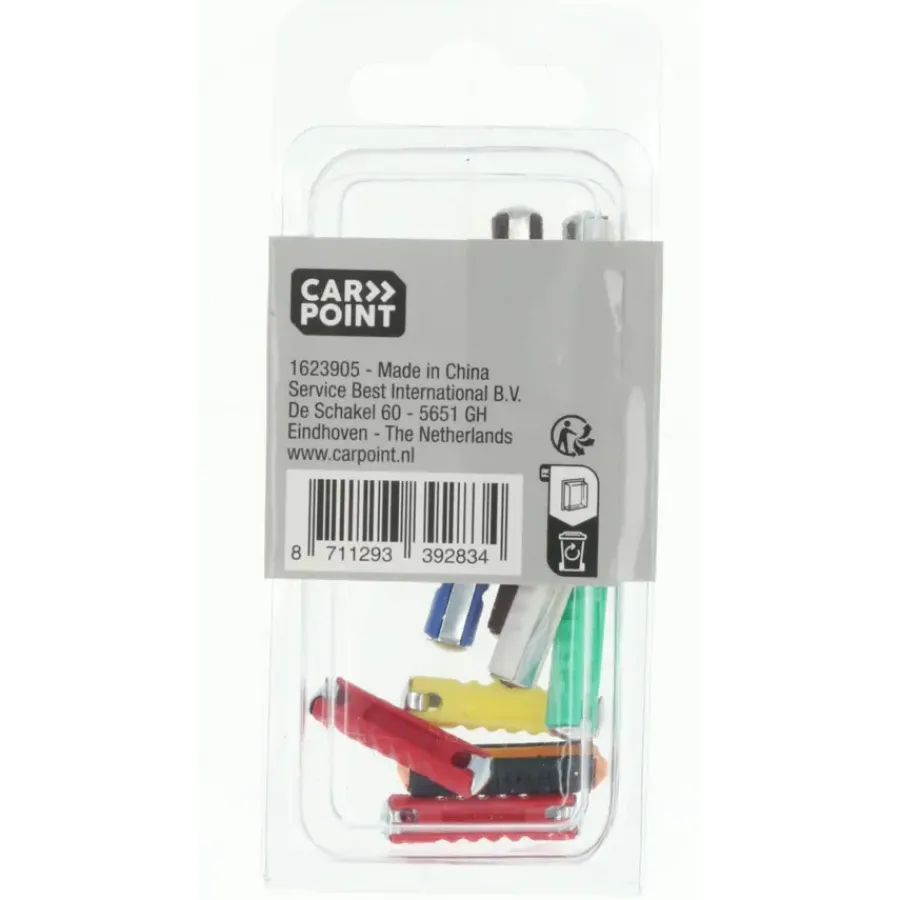 Autogereedschappen > Carpoint Steenzekering 5-40A assortiment 10 Stuks