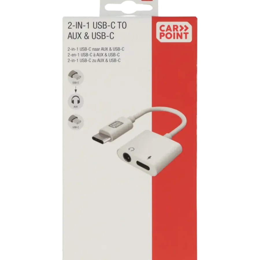 Computeraccessoires > Carpoint USB-C adapter 2 in 1