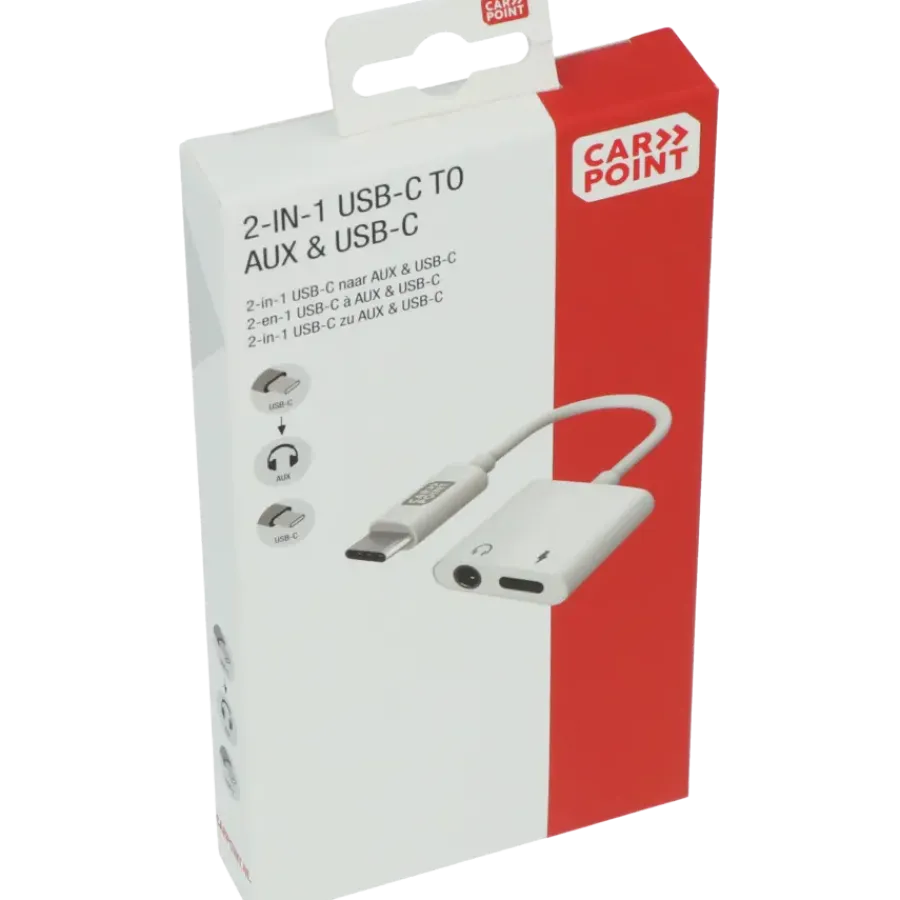 Computeraccessoires > Carpoint USB-C adapter 2 in 1