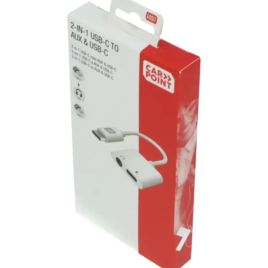 Computeraccessoires > Carpoint USB-C adapter 2 in 1