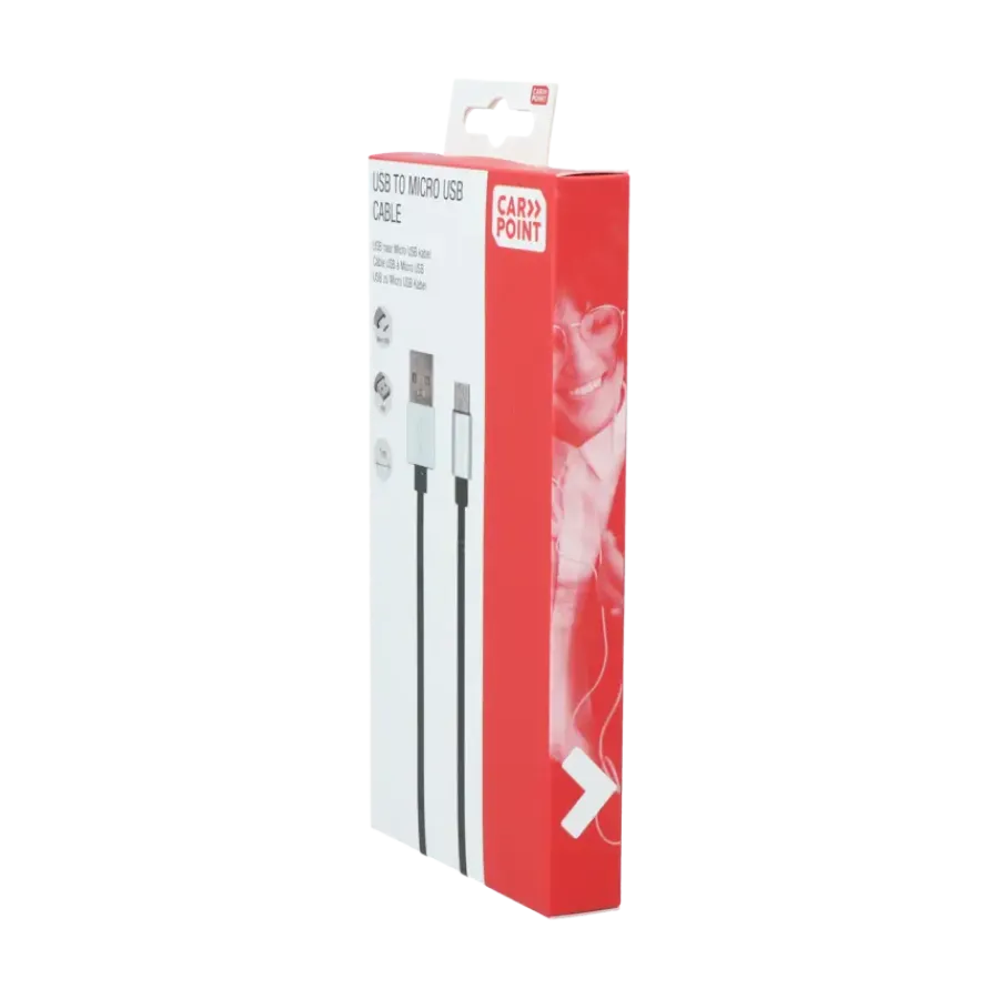 Telefoonaccessoires > Carpoint USB>Micro USB kabel 1 Meter