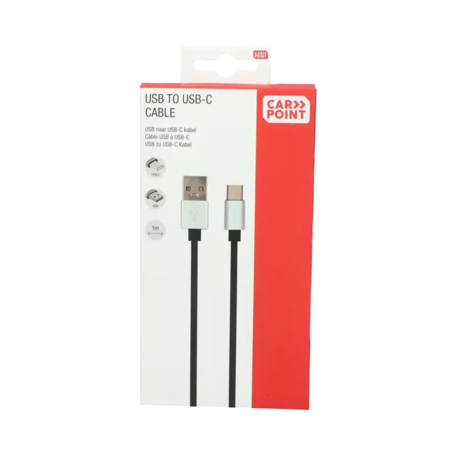 Telefoonaccessoires > Carpoint USB>USB-C kabel 1 Meter