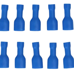 Autogereedschappen > Carpoint Vlakstekerhuls 1542 6.3x0.8mm blauw blister 10 Stuks