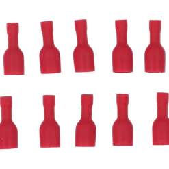 Autogereedschappen > Carpoint Vlakstekerhuls 1541 6.3x0.8mm rood blister 10 Stuks