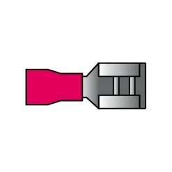 Autogereedschappen > Carpoint Vlakstekerhuls 541 6.3x0.8mm rood blister 10 Stuks