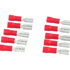 Autogereedschappen > Carpoint vlakstekkerh 741 4.8x0.5 rood 10 stuks