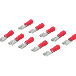 Autogereedschappen > Carpoint vlakstekkerh 741 4.8x0.5 rood 10 stuks