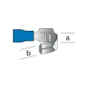 Autogereedschappen > Carpoint Vlakstekker Tab 562 blauw blister 10 Stuks