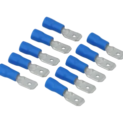 Autogereedschappen > Carpoint Vlakstekker 740 6.3x0.8mm blauw blister 10 Stuks