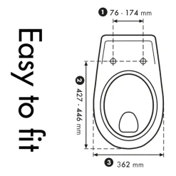 Cedo Brooklyn wc bril softclose duroplast