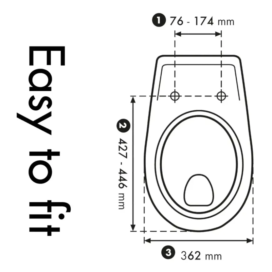 Cedo Mosaic wc bril softclose duroplast